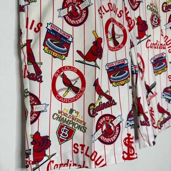 Cooperstown Collection by Loudmouth St. Louis Cardinals Shorts Size 34 - Picture 3 of 5